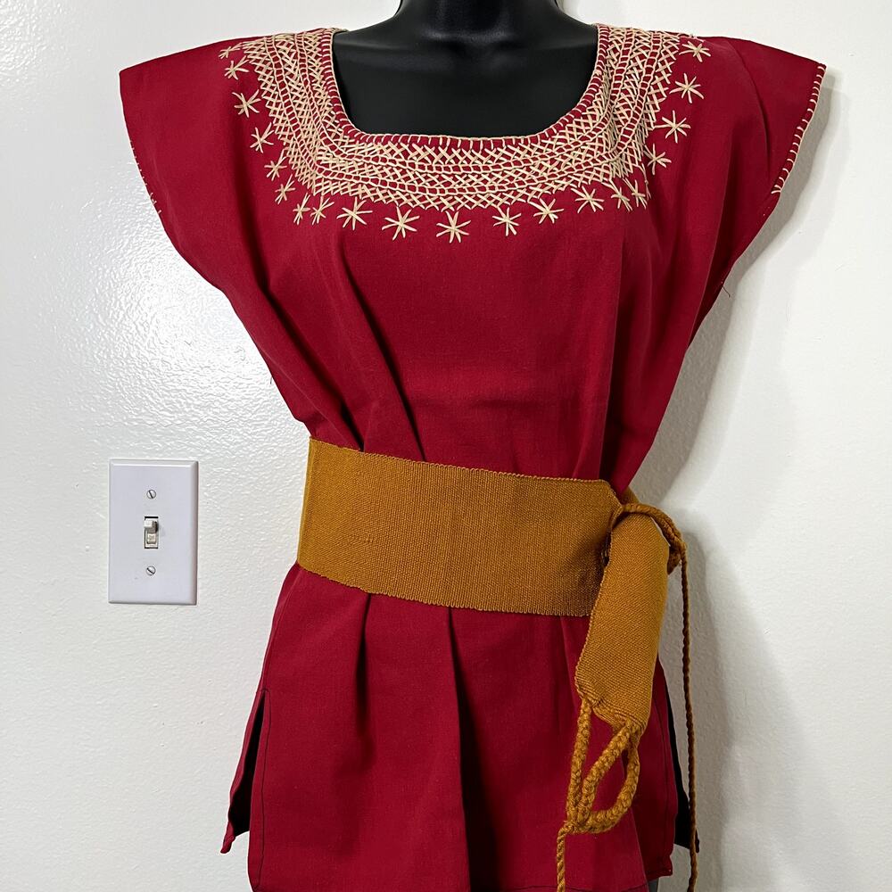 Authentic Mexican Women's Shirt Size M - Picture 8 of 9